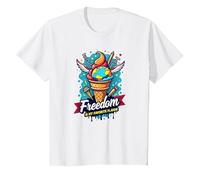 Freedom is My Favorite Flavor T-Shirt, Kids, White, 10 Years