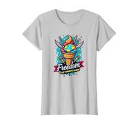 Freedom is My Favorite Flavor T-Shirt, Women, Silver, L