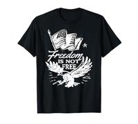 Freedom is Not Free Patriotic Eagle Flag T-Shirt