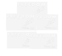 Freedom is Worth Fighting Charlie Kirk Merch Merchandise True American Hero Car Bumper Stickers Decals Decor, I Am We are Charlie Kirk Now, Silenced Not Forgotten in Loving Memory Charlie Truck
