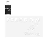 Freedom is Worth Fighting Charlie Kirk Merch Merchandise True American Hero Car Bumper Stickers Decals Decor, I Am We are Charlie Kirk Now,Silenced Not Forgotten in Loving Memory Charlie,20cm (1pcs)