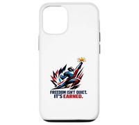 Freedom Isn’t Quiet It's Earned Red White & Blue Power Star Case for iPhone 12/12 Pro