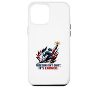 Freedom Isn’t Quiet It's Earned Red White & Blue Power Star Case for iPhone 12 Pro Max