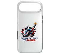Freedom Isn’t Quiet It's Earned Red White & Blue Power Star Case for iPhone Air