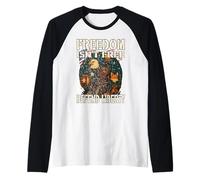 FREEDOM ISN'T FREE DEFEND LIBERTY patriot animals defending Raglan Baseball Tee