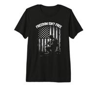 Freedom Isn't Free Patriotic Soldier Premium T-Shirt
