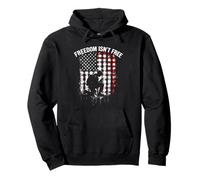 FREEDOM ISN'T FREE Patriotic Soldier Pullover Hoodie