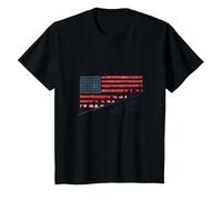 Freedom Isn't Free: Patriotic Tribute to American Heroes T-Shirt, Kids, Black, 2 Years