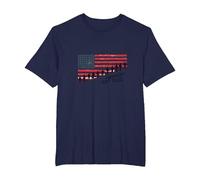Freedom Isn't Free: Patriotic Tribute to American Heroes T-Shirt, Men's Big and Tall, Navy, 2X Tall