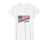 Freedom Isn't Free: Patriotic Tribute to American Heroes T-Shirt, Women, White, XXL