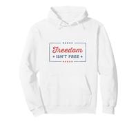 Freedom Isn't Free Proud Soldier US Flag Military Veteran Pullover Hoodie