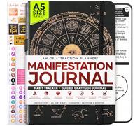 Freedom Mastery Daily Journal of Gratitude, Productivity & Habit Tracker | Undated 90-Day Planner with Daily Reflection, Mindfulness, Positivity, Vision Board & Stickers, Gratitude Journal for Women