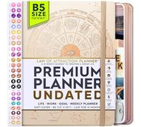 Freedom Mastery - Weekly & Monthly Planner | Gratitude Journal for Woman & Men | Personal Organiser for Productivity & Mental Health | Include Stickers & Foldable Vision Board - B5 (7.2" x 10.1")