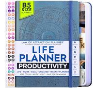 Freedom Mastery - Weekly & Monthly Planner | Gratitude Journal for Woman & Men | Personal Organiser for Productivity & Mental Health | Include Stickers & Foldable Vision Board - B5 (7.2" x 10.1")