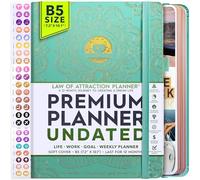 Freedom Mastery - Weekly & Monthly Planner | Gratitude Journal for Woman & Men | Personal Organiser for Productivity & Mental Health | Include Stickers & Foldable Vision Board - B5 (7.2" x 10.1")