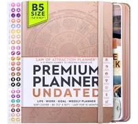 Freedom Mastery - Weekly & Monthly Planner | Gratitude Journal for Woman & Men | Personal Organiser for Productivity & Mental Health | Include Stickers & Foldable Vision Board - B5 (7.2" x 10.1")