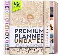 Freedom Mastery - Weekly & Monthly Planner | Gratitude Journal for Woman & Men | Personal Organiser for Productivity & Mental Health | Include Stickers & Foldable Vision Board - B5 (7.2" x 10.1")