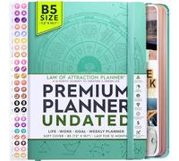 Freedom Mastery - Weekly & Monthly Planner | Gratitude Journal for Woman & Men | Personal Organiser for Productivity & Mental Health | Include Stickers & Foldable Vision Board - B5 (7.2" x 10.1")