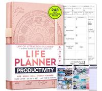 Freedom Mastery - Weekly & Monthly Planner | Gratitude Journal for Woman & Men | Personal Organiser for Productivity & Mental Health | Include Stickers & Foldable Vision Board - A5 (5.8" x 8.3")