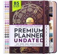 Freedom Mastery - Weekly & Monthly Planner | Gratitude Journal for Woman & Men | Personal Organiser for Productivity & Mental Health | Include Stickers & Foldable Vision Board - B5 (7.2" x 10.1")