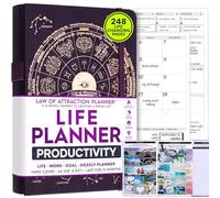 Freedom Mastery - Weekly & Monthly Planner | Gratitude Journal for Woman & Men | Personal Organiser for Productivity & Mental Health | Include Stickers & Foldable Vision Board - A5 (5.8" x 8.3")