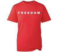 Freedom Message T-Shirt, Political Activist Charlie Tribute Kirk Inspired Graphic Tee, Free Speech Support Top, Unisex Gift Shirt (Red, M Years)