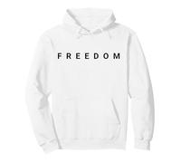 Freedom Minimalist Statement Liberty Rights Independence Pullover Hoodie