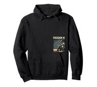 Freedom Mode On Abraham Lincoln Guitar USA 250 Years Pullover Hoodie