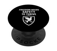 Freedom Needs Safety to Thrive | International Human Rights PopSockets Adhesive PopGrip