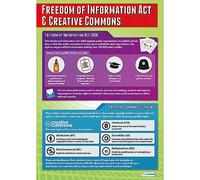 Freedom of Information Act and Creative Commons | Laminated Computer Science Posters | Gloss Paper 850mm x 594mm (A1) | STEM Posters for the Classroom | Education Charts by Daydream Education