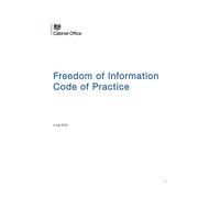 Freedom of Information Code of Practice 05/07/2018