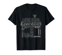 Freedom of Speech Word Cloud-Liberty Free Expression T-Shirt
