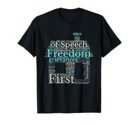 Freedom of Speech Word Cloud-Liberty Free Expression T-Shirt