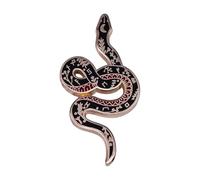 Freedom or Death Pin - Backpack Denim Enamel Brooch with Gadsden Snake, Normal, Non-precious metal