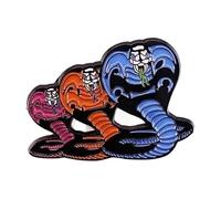 Freedom or Death Pin - Backpack Denim Enamel Brooch with Gadsden Snake, Normal, Non-precious metal