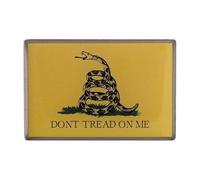 Freedom or Death Pin - Backpack Denim Enamel Brooch with Gadsden Snake, Normal, Non-precious metal