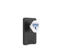 Freedom or F-Caw-F Funny Patriotic Swearing Crow USA Humor PopSockets PopWallet for MagSafe