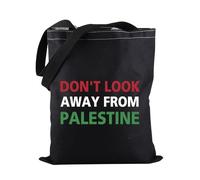 Freedom Palestine Tote Bag Don’t Look Away From Palestine Tote Bag Support Palestine Gift (Away From Palestine TOTE)