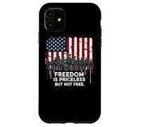 Freedom Priceless Veteran Patriotic U.S Army Veteran Shirt Case for iPhone 11