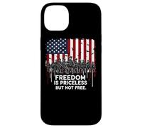 Freedom Priceless Veteran Patriotic U.S Army Veteran Shirt Case for iPhone 14 Plus