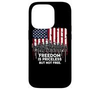 Freedom Priceless Veteran Patriotic U.S Army Veteran Shirt Case for iPhone 14 Pro