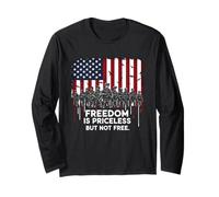 Freedom Priceless Veteran Patriotic U.S Army Veteran Shirt Long Sleeve T-Shirt