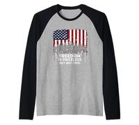 Freedom Priceless Veteran Patriotic U.S Army Veteran Shirt Raglan Baseball Tee