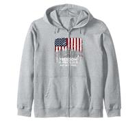 Freedom Priceless Veteran Patriotic U.S Army Veteran Shirt Zip Hoodie