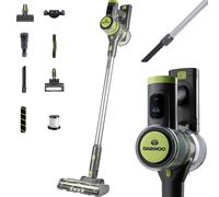 DAEWOO Cyclone Freedom Pro FLR00177GE Cordless Vacuum Cleaner - Grey & Green, Silver/Grey,Green