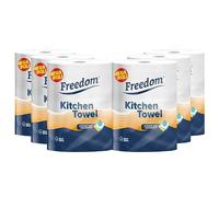 Freedom Rhino Jumbo Luxury Kitchen Towel Rolls, Super Strong & Absorbent 6 Rolls