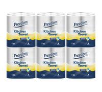 Freedom Rhino Super Strong & Absorbent Multipurpose Kitchen Paper Roll, 24 Rolls
