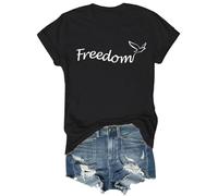 Freedom Shirt V Neck Just Because You are Offended Doesn't Mean You are Right Shirt Funny Graphic Tees Black