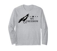Freedom Sign That Says Freedom Fuck Fascism Resist No Kings Long Sleeve T-Shirt