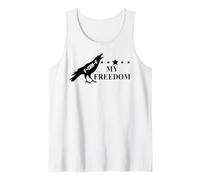 Freedom Sign That Says Freedom Fuck Fascism Resist No Kings Tank Top